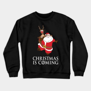 'Brew-Dolph' Cool Drinking Beer Christmas Crewneck Sweatshirt